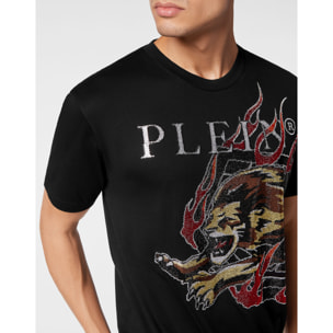 PHILIPP PLEIN T-Shirt Round Neck LION