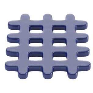 Dessous de plat céramique grid bleu