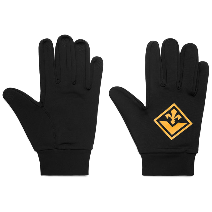 Guanti Kappa Uomo Donna Aves 7 Fiorentina Nero