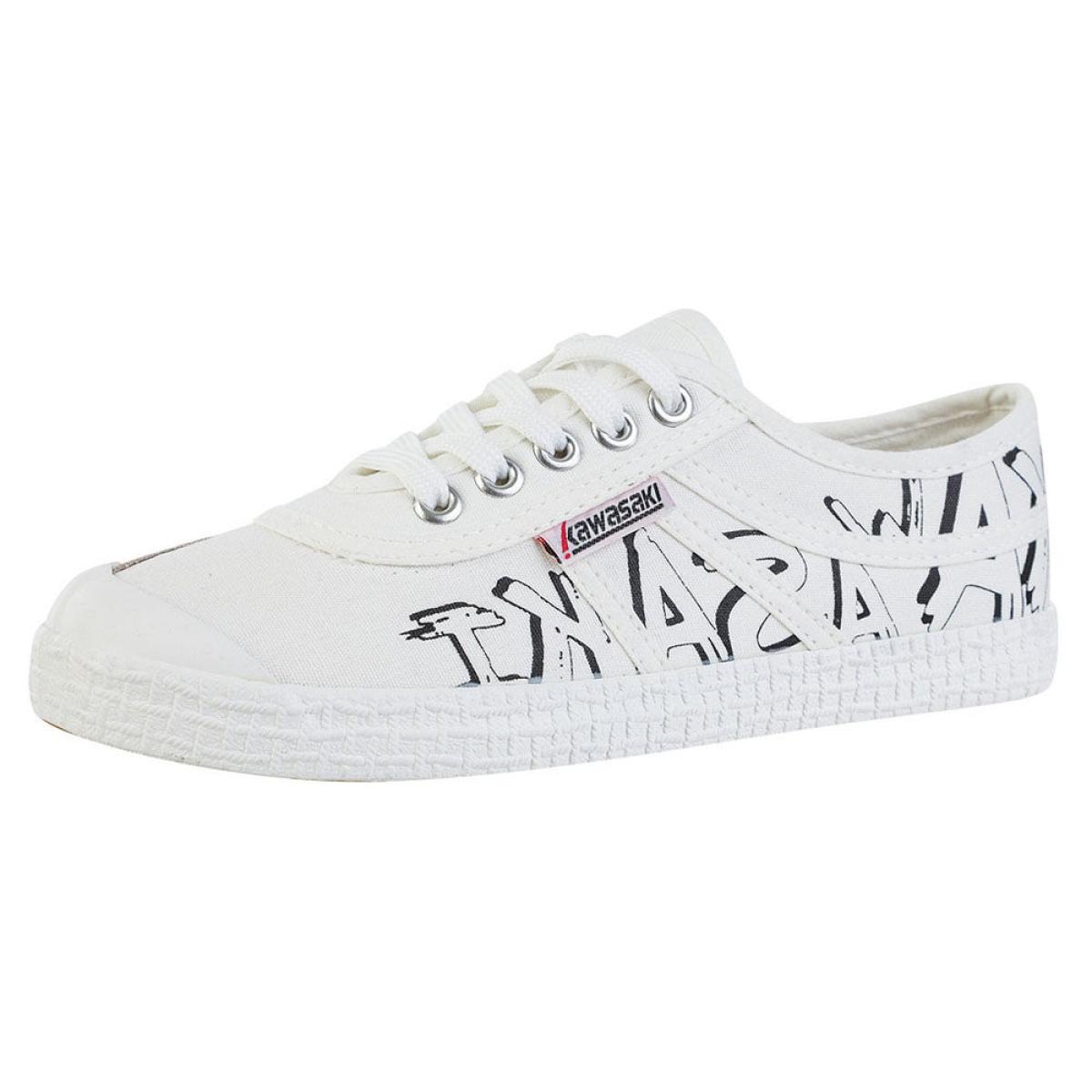 Zapatillas Sneaker KAWASAKI Graffiti Canvas Shoe K202416-ES 1002 White