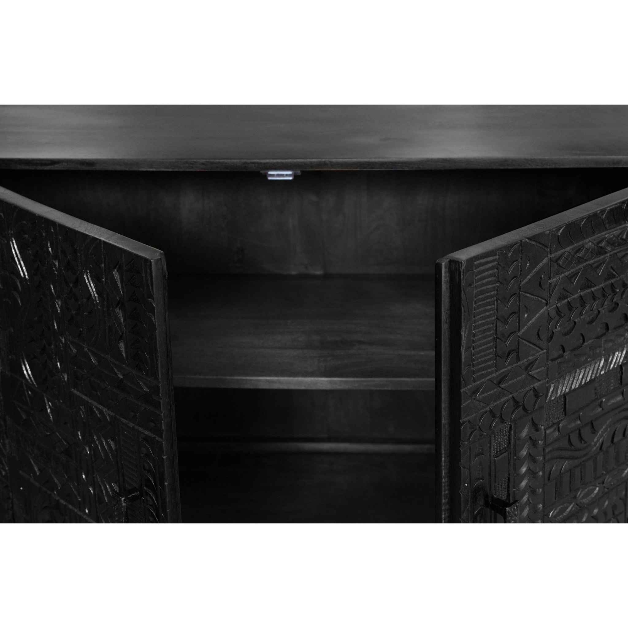 Armario de Madera de Mango 120 Cm Estilo Étnico