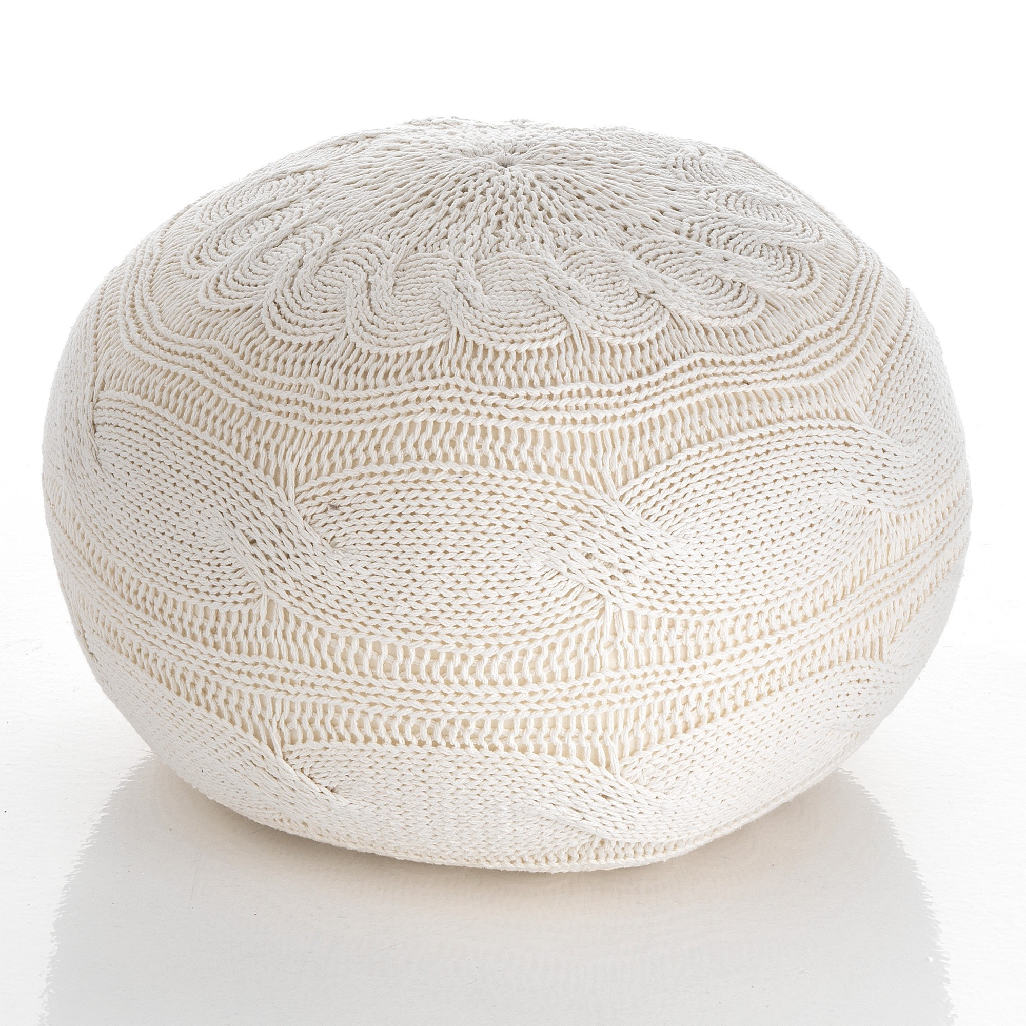 Tomasucci Pouf PLAIT Blanc