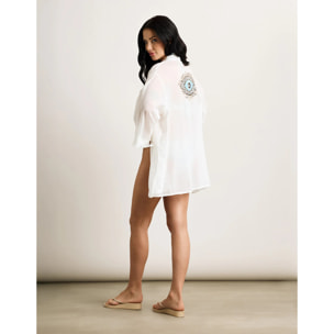 Kaftan Cerrado Blanco - Blueye