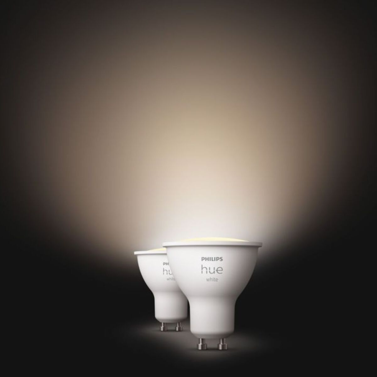 Ampoule LED connectée PHILIPS HUE GU10 White pack de 2