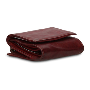 Portafoglio uomo in vera pelle - Modello Boreal - Casual - 14.0 x 9.0 x 4.5 cm