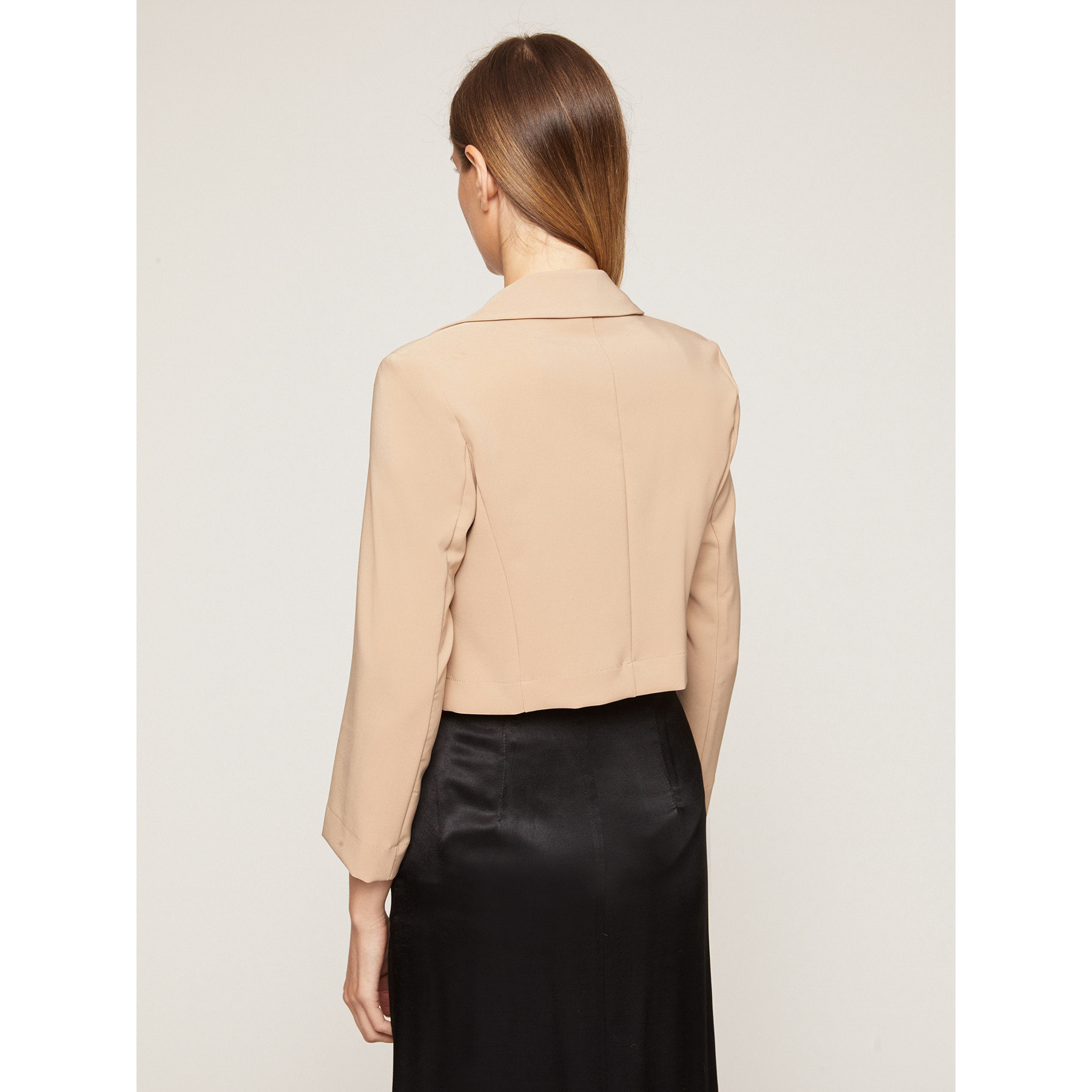 Motivi - Chaqueta spencer con magas a tres cuartos - Beige