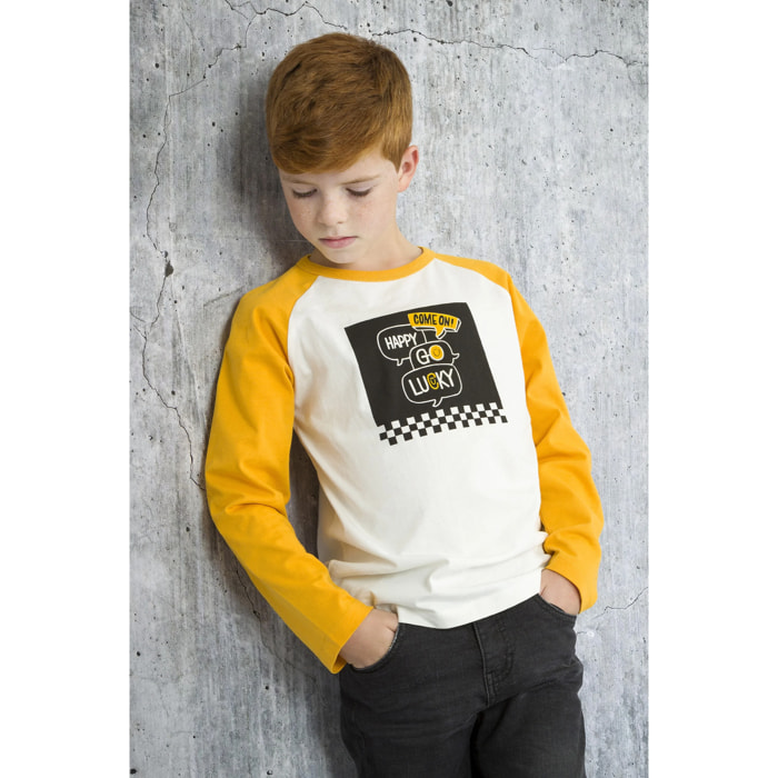 T-shirt Multicolore Da Bambino Lucky