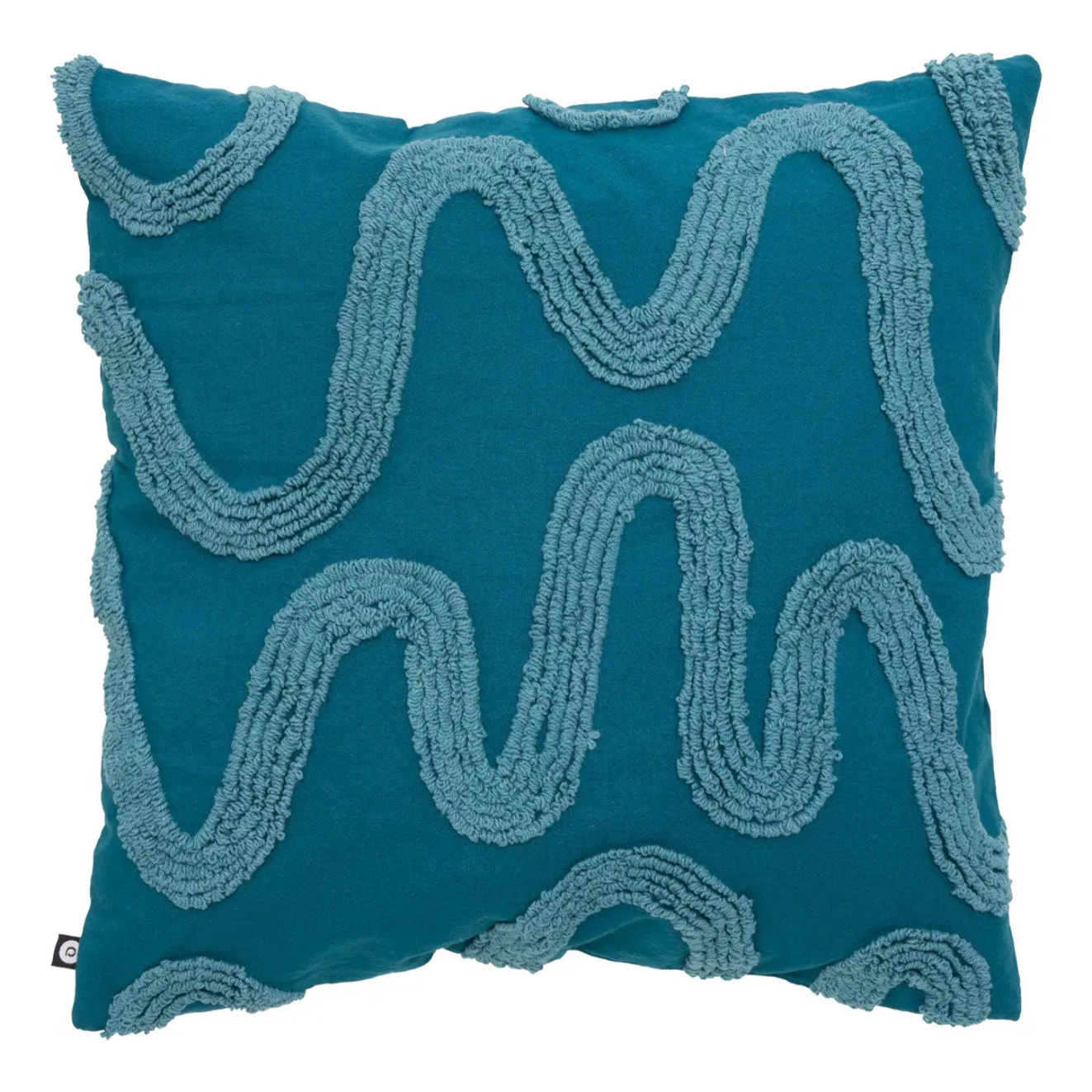 Coussin Homy carré 45x45cm bleu