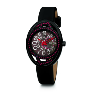 Reloj Folli Follie WF1E007SSR Mujer Analogico Cuarzo con Correa de Cuero