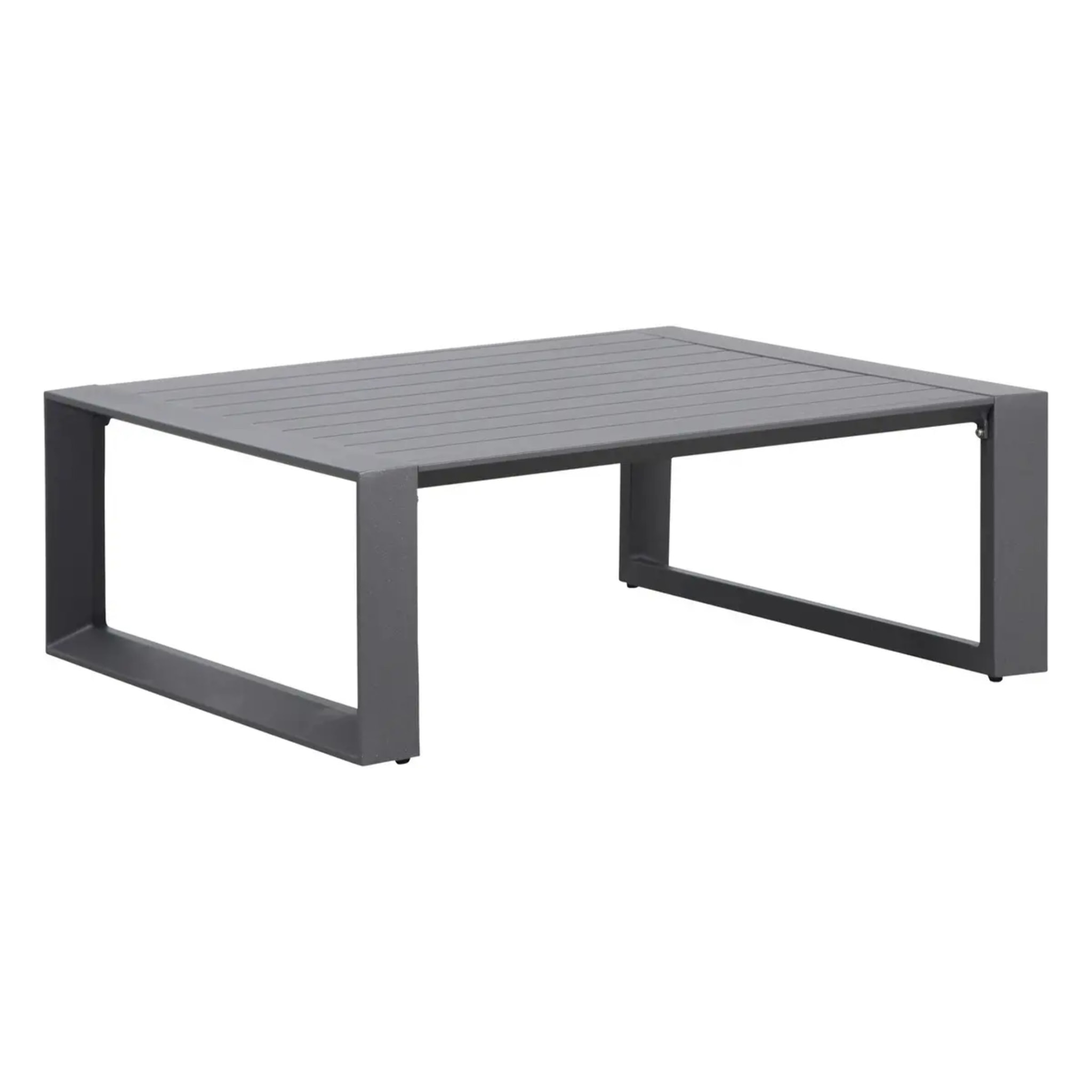 Table basse de jardin carrée Allure Graphite