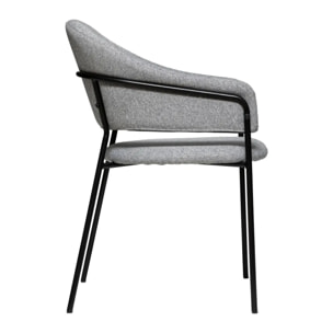 Fauteuil "Siron" - gris