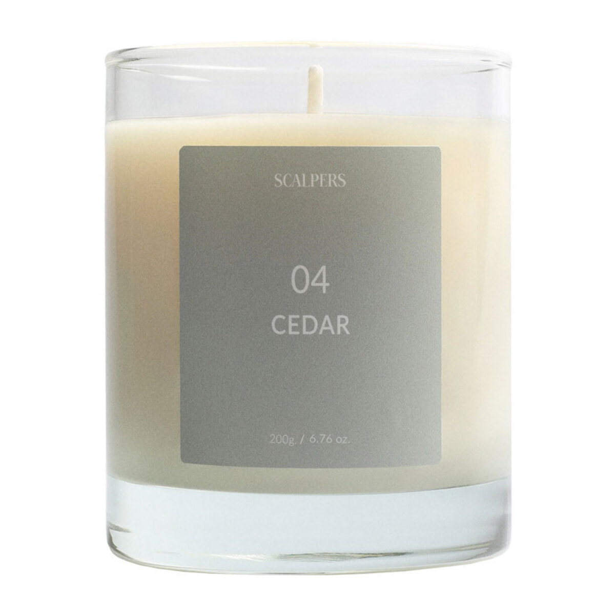 Set de 2 velas aromáticas 200gr aroma cedro scalpers