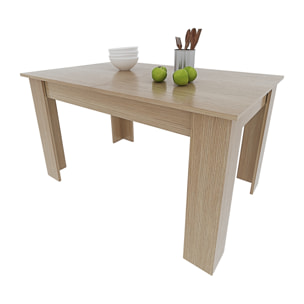 Tavolo da Pranzo Allungabile Estensibile Fino a 190 cm Tavolino Per 6 Persone Salotto Soggiorno Salone Design Moderno 190 x 78 x 90 cm Rovere
