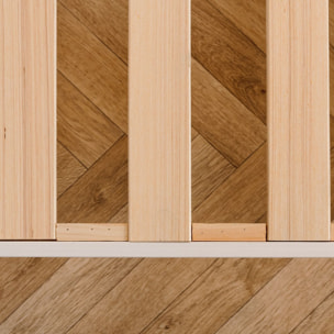 Sommier Kit Essentiel à Lattes - Hypnia - Bois blanc