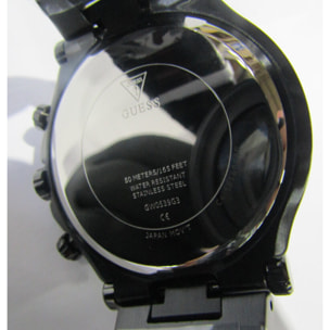 Guess Análogo De Cuarzo Guess Mens Black Multi-Function Watch