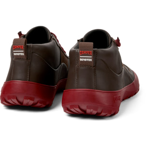 Sneaker-Bootie - CAMPER Peu Serra - Marron - Piel lisa