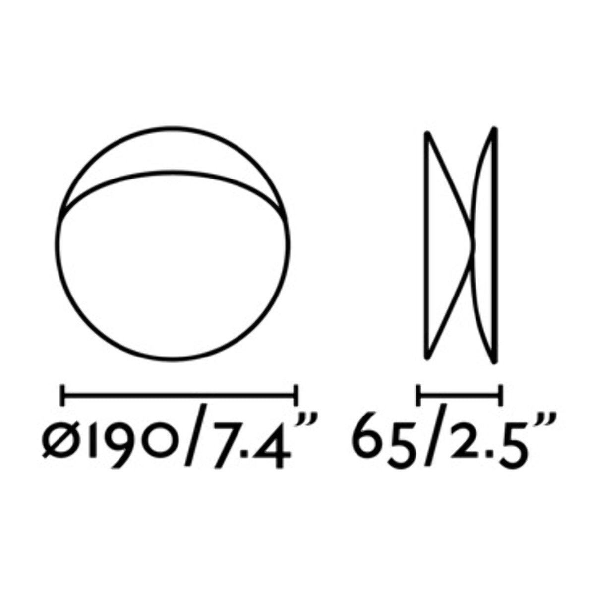 OVO 190 Aplique blanco