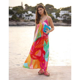 Vestido Largo Multicolor - Mistery