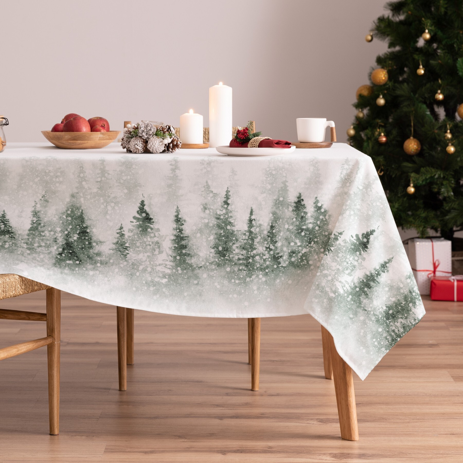 Mantel antimanchas ASLAN VERDE