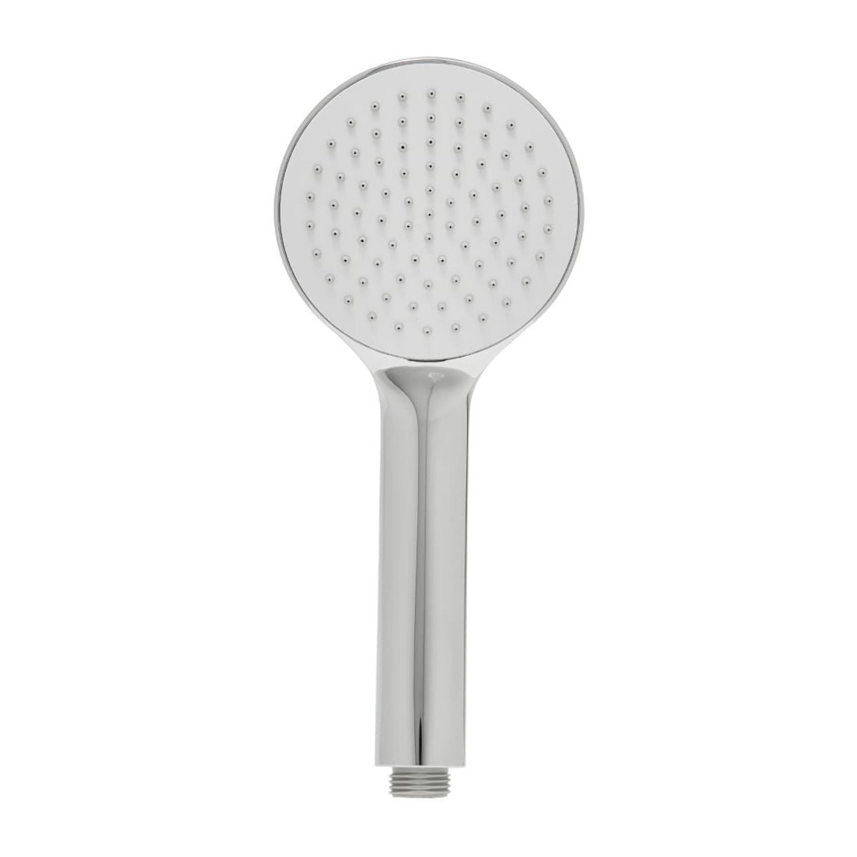 Douchette à main en plastique, 1 jet, buses silicone, chrome brillant (SATBSRS21)