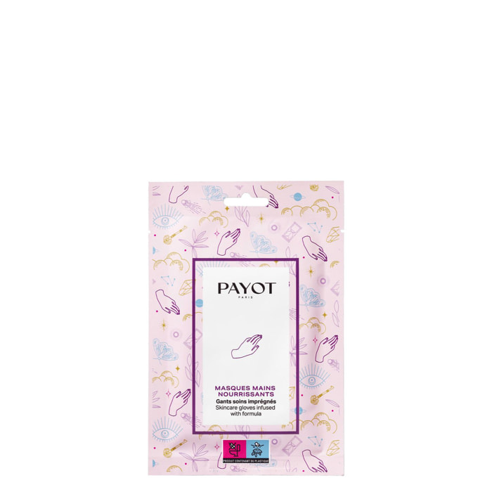 Masques Mains Nourrissants - Gants Soins Imprégnés 19 ml