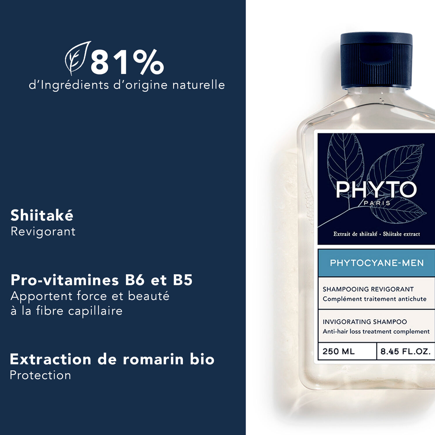 Phytocyane Men - Shampooing Antichute Homme 250ml