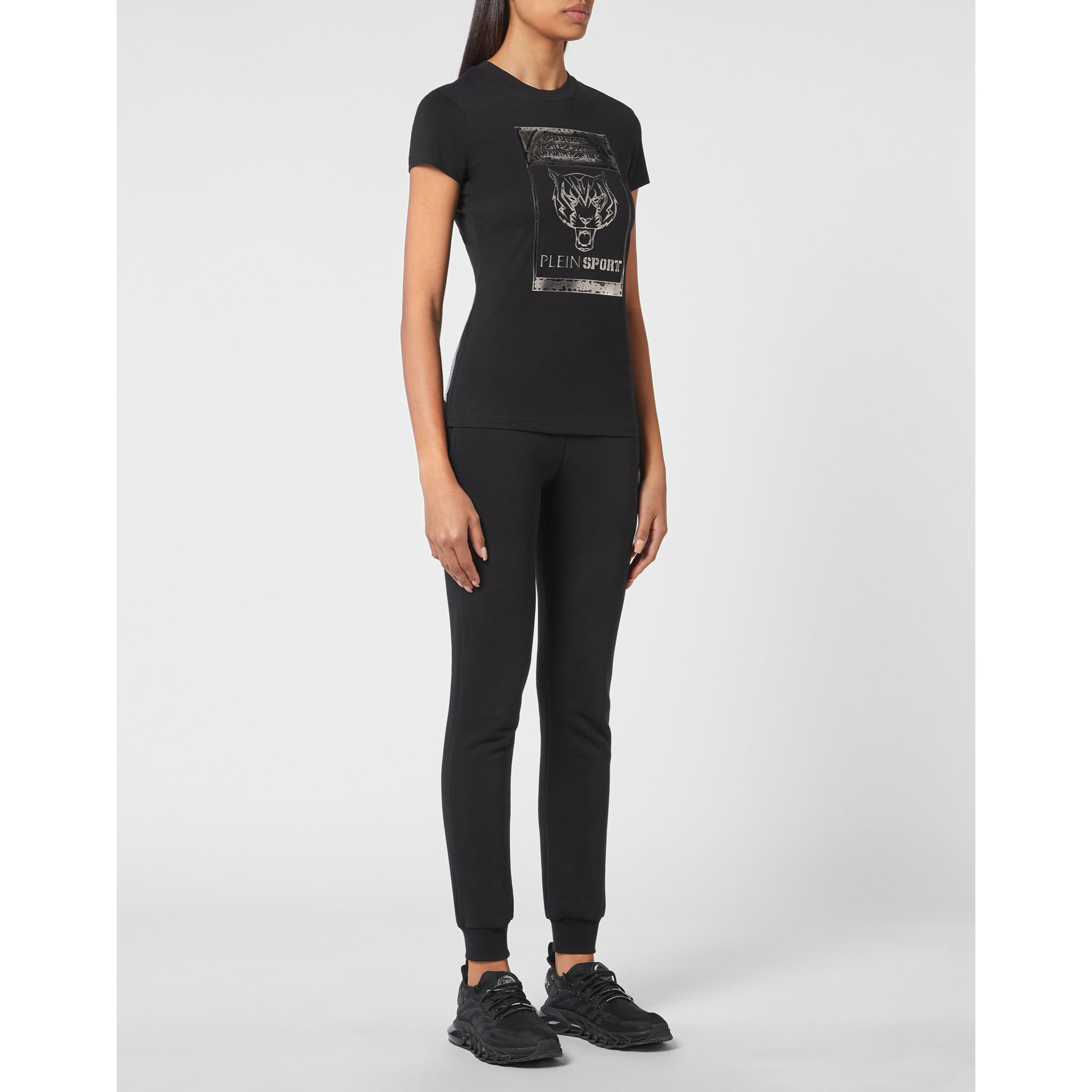 PLEIN SPORT Camiseta Cuello Redondo TIGER