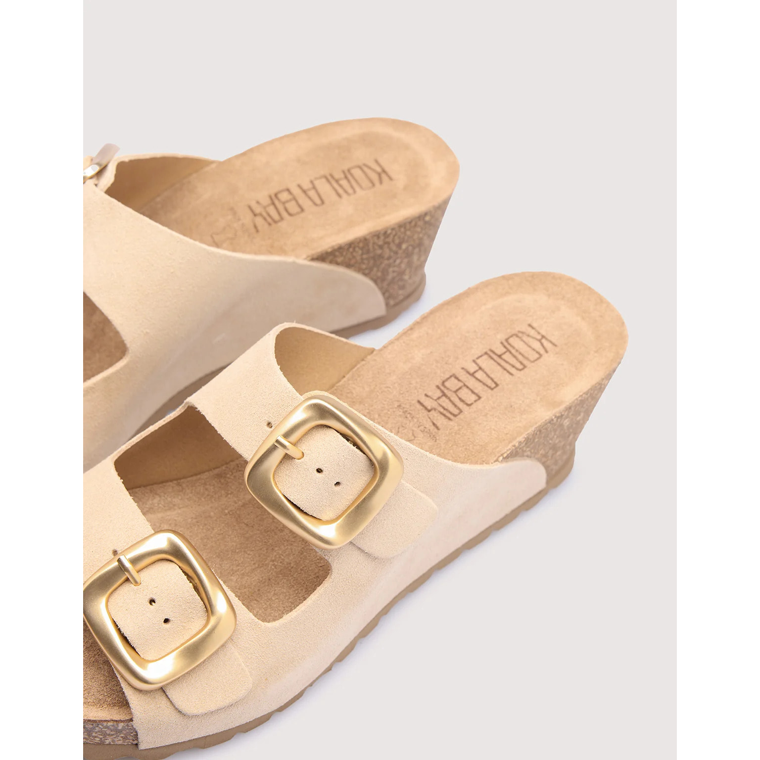 Cuña Serraje Beige - Nijar