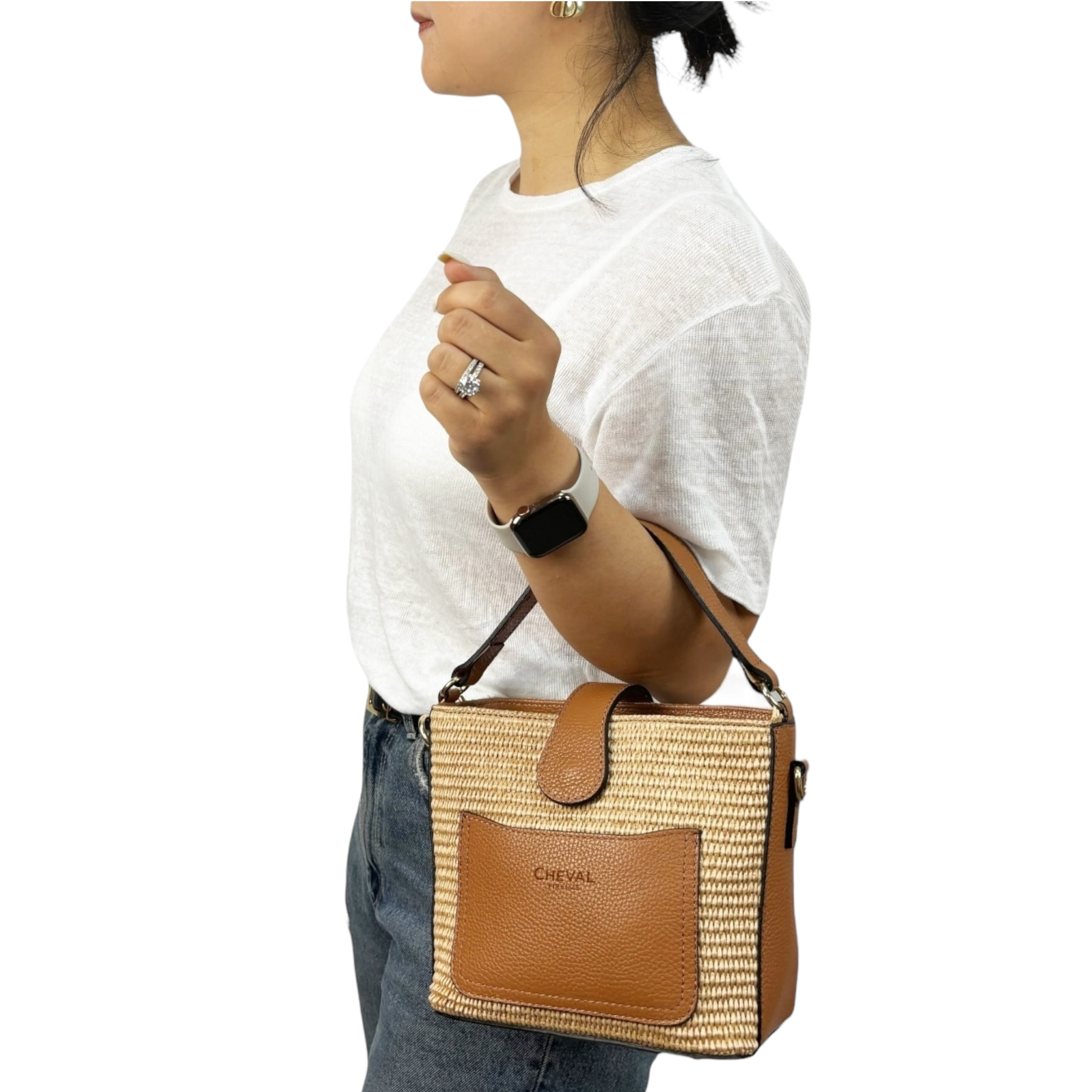 Bolso de mano Cheval Firenze Ragusa Camel