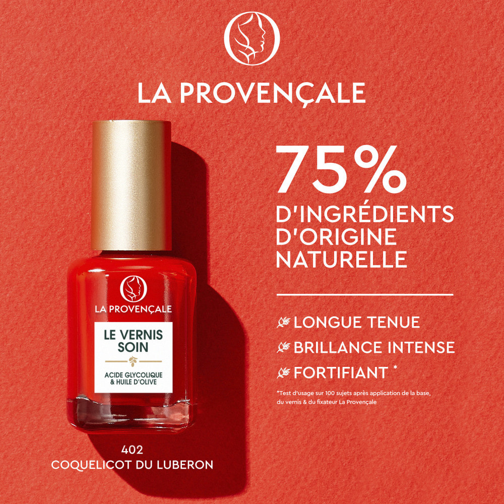 La Provençale Bio Le Vernis Solaire Longue Tenue Coquelicot Du Lubéron