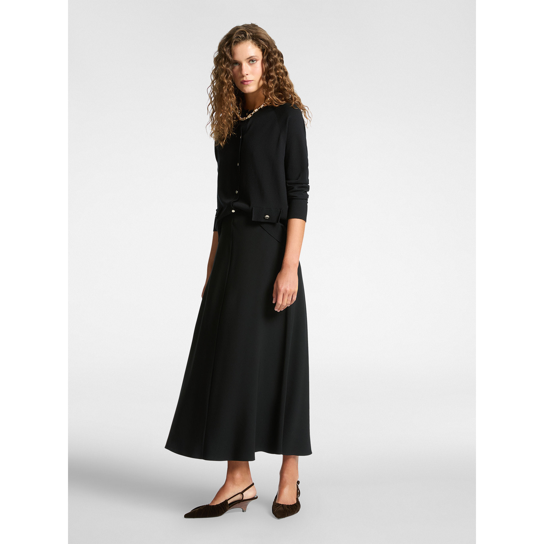 Elena Mirò - Gonna lunga - Nero