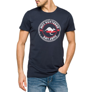 Camiseta de algodón 150 gr Hot Buttered Surflife Color Azul Marino