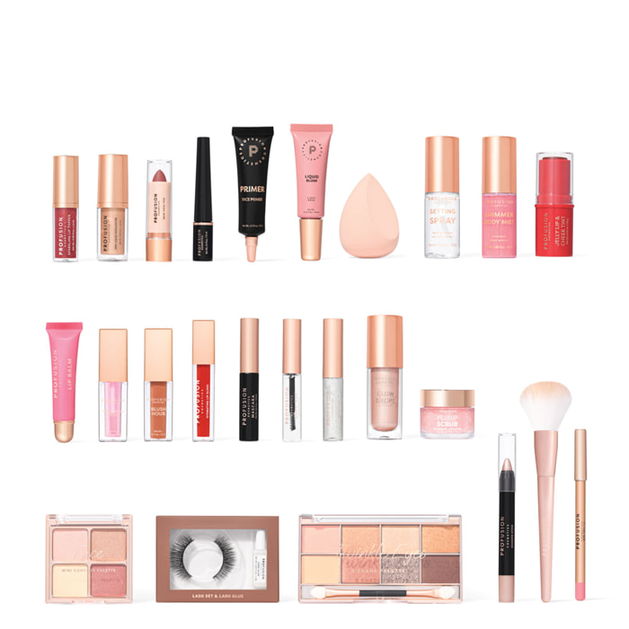 Calendrier de l'Avent 25 cases - Coffret 25 Surprises Beauté