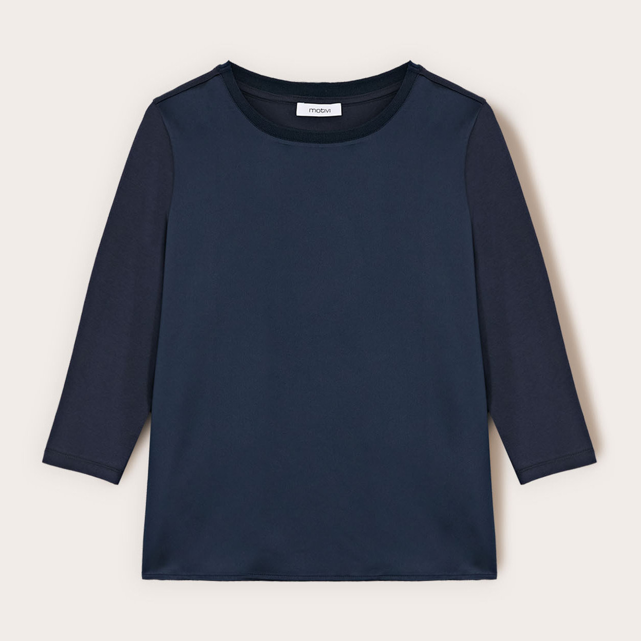 Motivi - Camiseta bimatérica - Azul