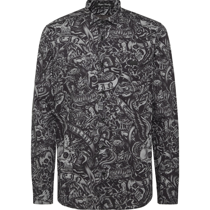 PHILIPP PLEIN Camisa Slim Fit TATTOO