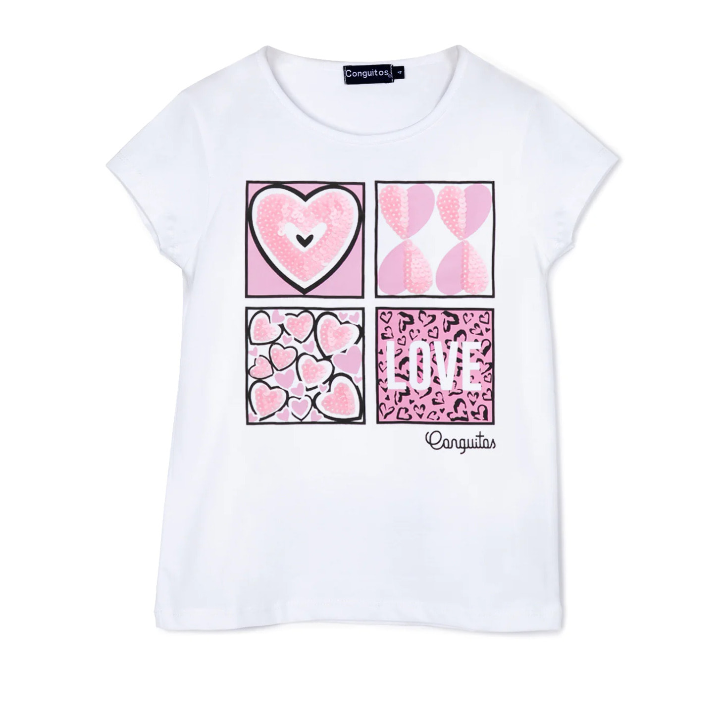 Camisetas De Niña En Blanco