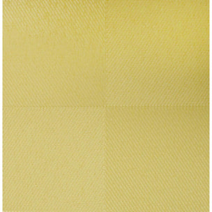 White & White Tovaglia antimacchia_DAMA_140x180 effetto cotone Giallo