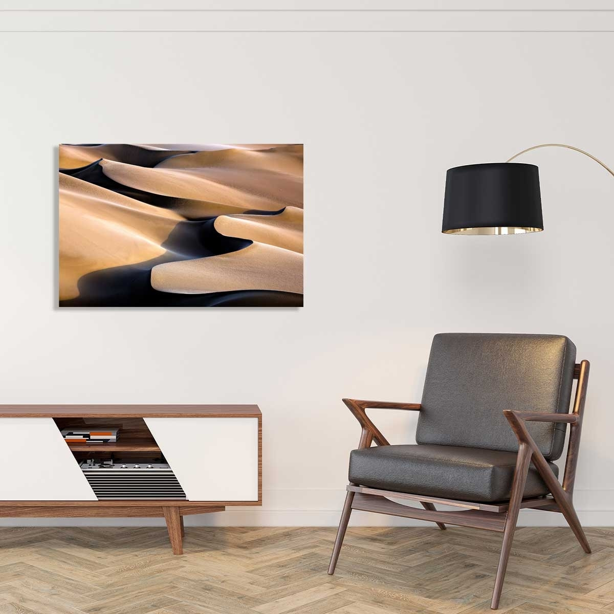 Tableau Vagues de sable Tableau plexiglas