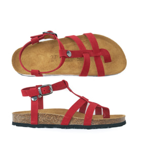 Sandalo Mandèl Rosso