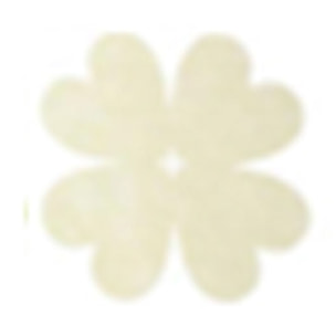 Lot de 3 intercalaires cuisson 24/28/32cm en feutrine crème