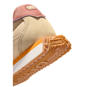 Zapatillas Deportivas de Mujer Estilo Retro Vantage en Beige