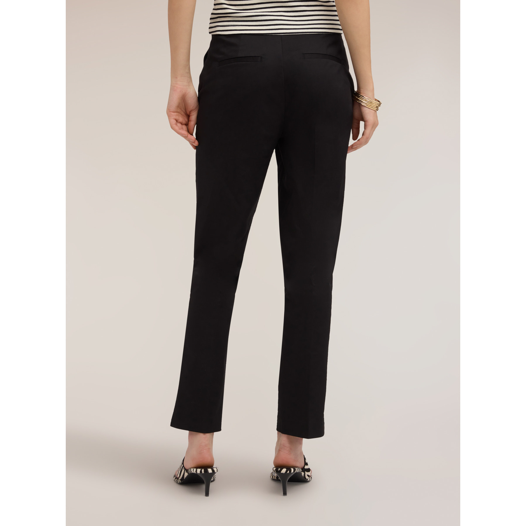 Motivi - Pantaloni regular slim - Nero