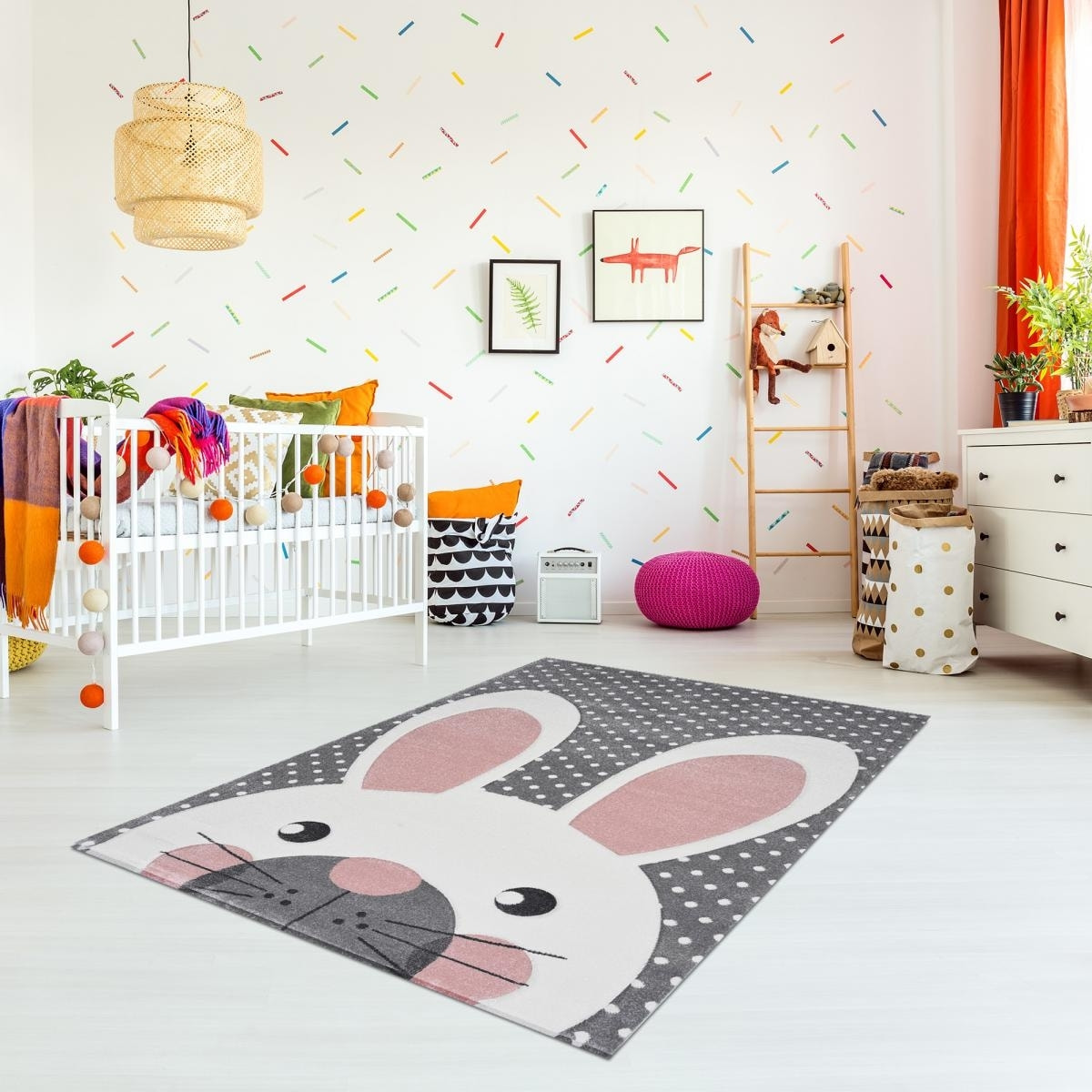 Tapis enfant tissé RURI