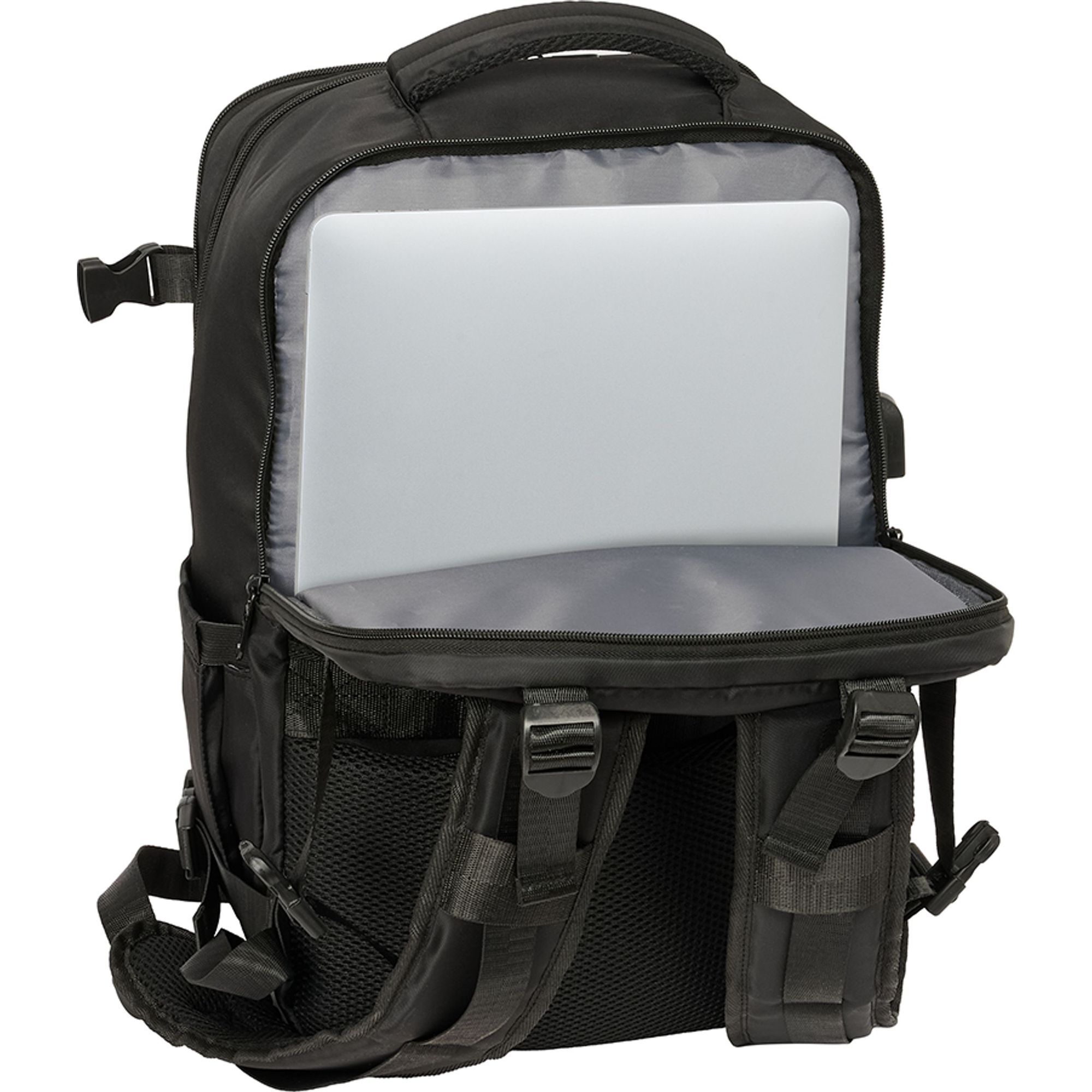 Mochila viaje cabina portatil 15,6 f.c. barcelona negra