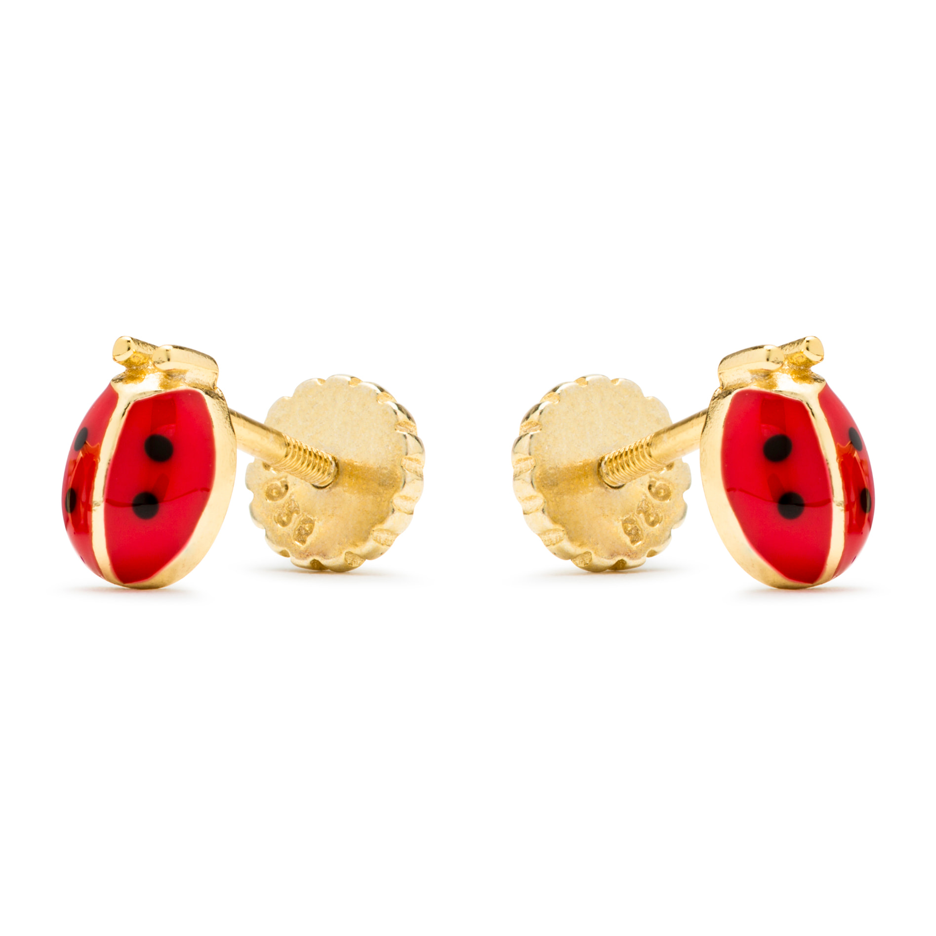 Pendientes Nenon acabado oro amarillo 18k