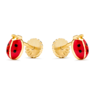 Pendientes Nenon acabado oro amarillo 18k