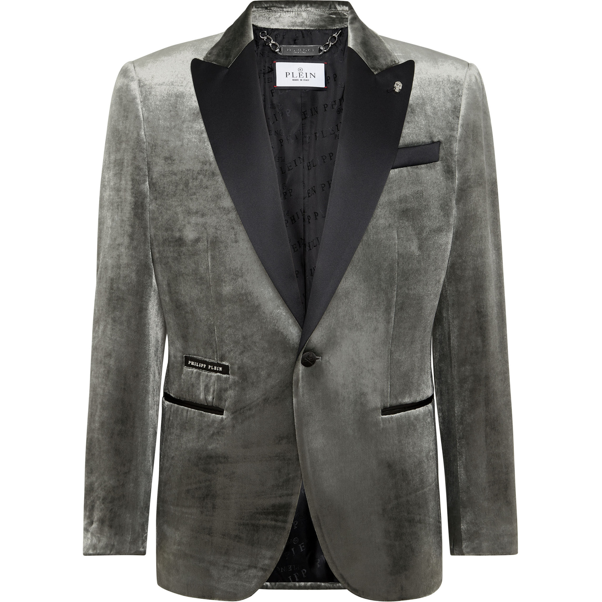 PHILIPP PLEIN One-Button Blazer Slim Fit