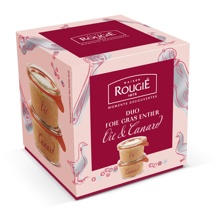 Duo découverte Entier oie et canard - 80g