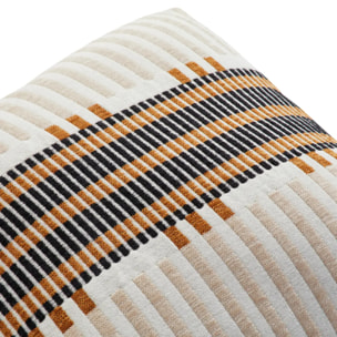 Coussin "Jangwa" jacquard lin 40x40cm