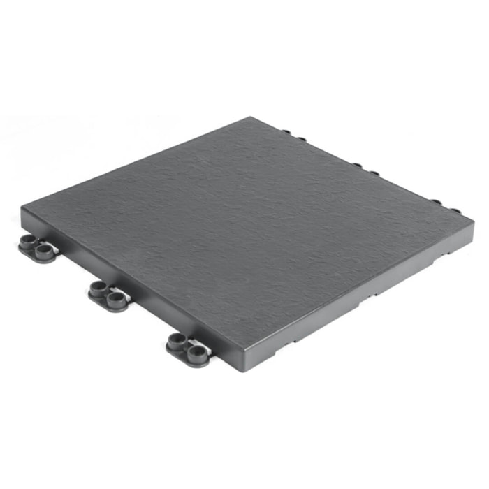 Pack 9 Baldosas Clickfloor Pizarra Lop 30x30cm Antracita